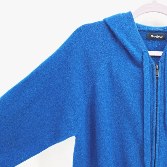 Naadam Signature Cashmere Zip Up Hoodie - Picture 3 of 13